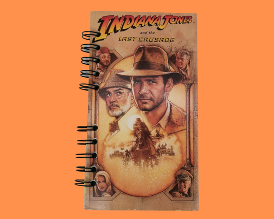 Indiana Jones and the Last Crusade VHS Movie Notebook