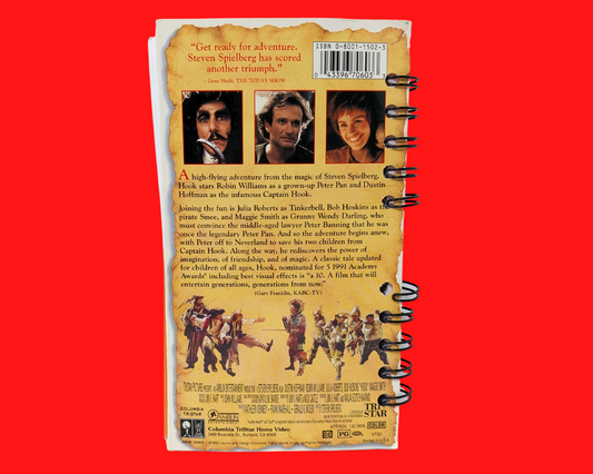 Hook VHS Movie Notebook