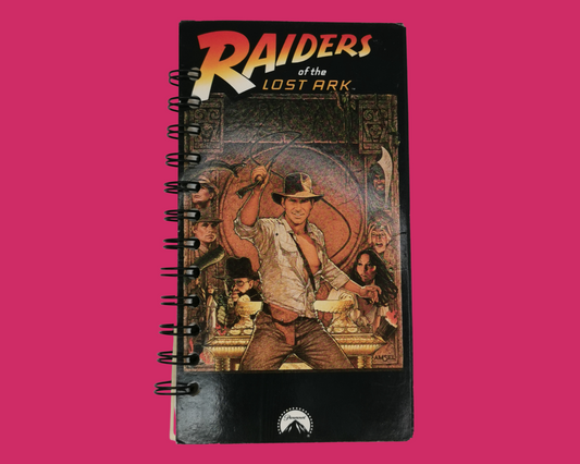 Indiana Jones and the Raiders of the Lost Ark VHS Movie Notebook