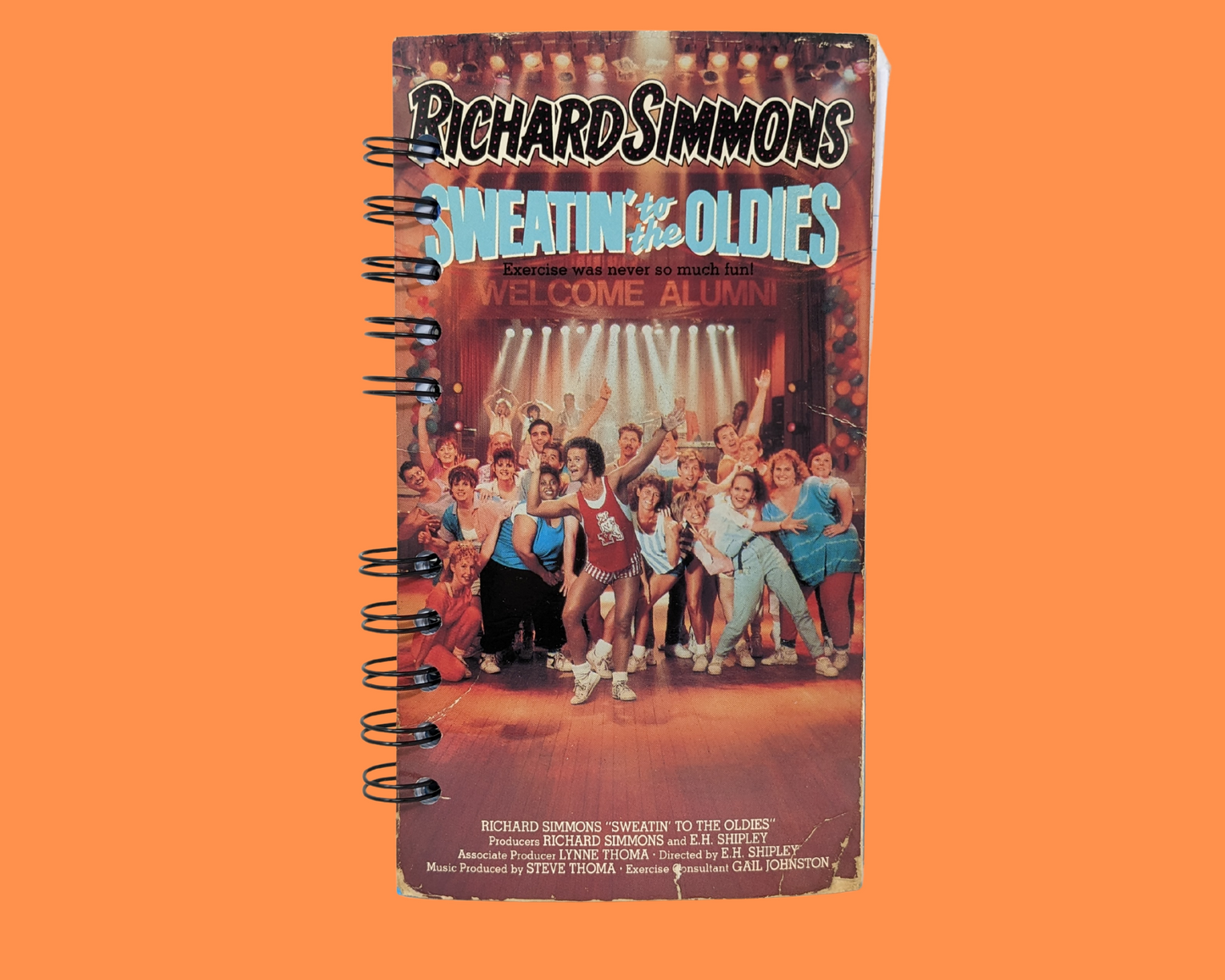 Richard Simmons, Sweatin 'To The Oldies VHS Movie Notebook