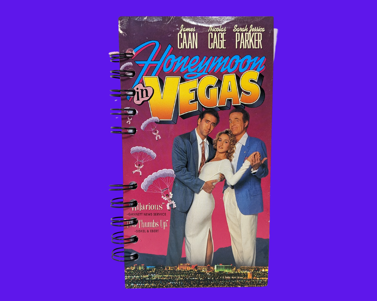 Honeymoon in Vegas VHS Movie Notebook