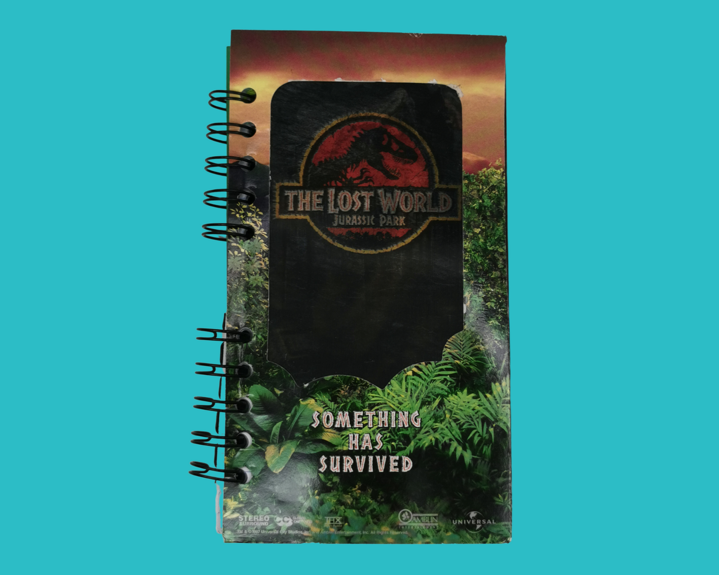 Jurassic Park The Lost World VHS Movie Notebook