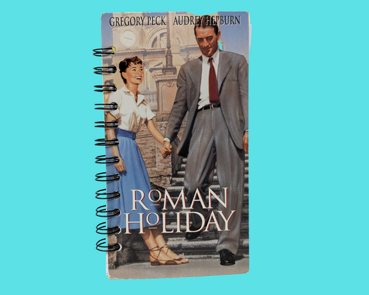 Roman Holiday VHS Movie Notebook