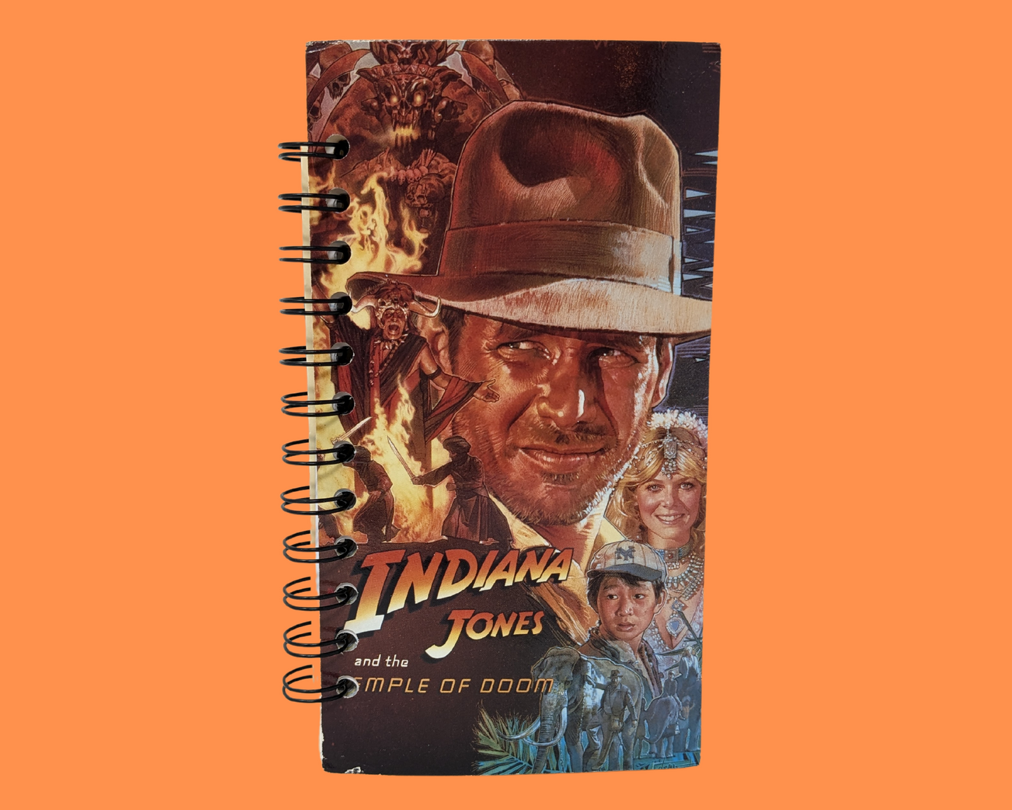 Indiana Jones and the Temple of Doom VHS Movie Notebook