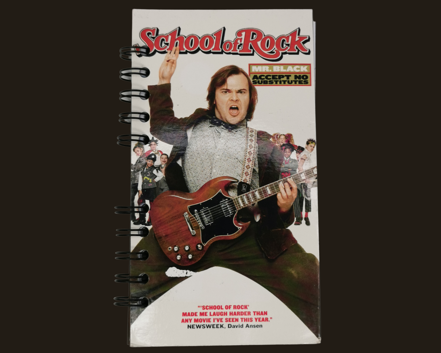 School Of Rock VHS Movie Notebook