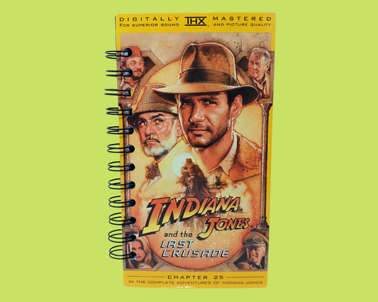 Cahier de film VHS Indiana Jones et la dernière croisade