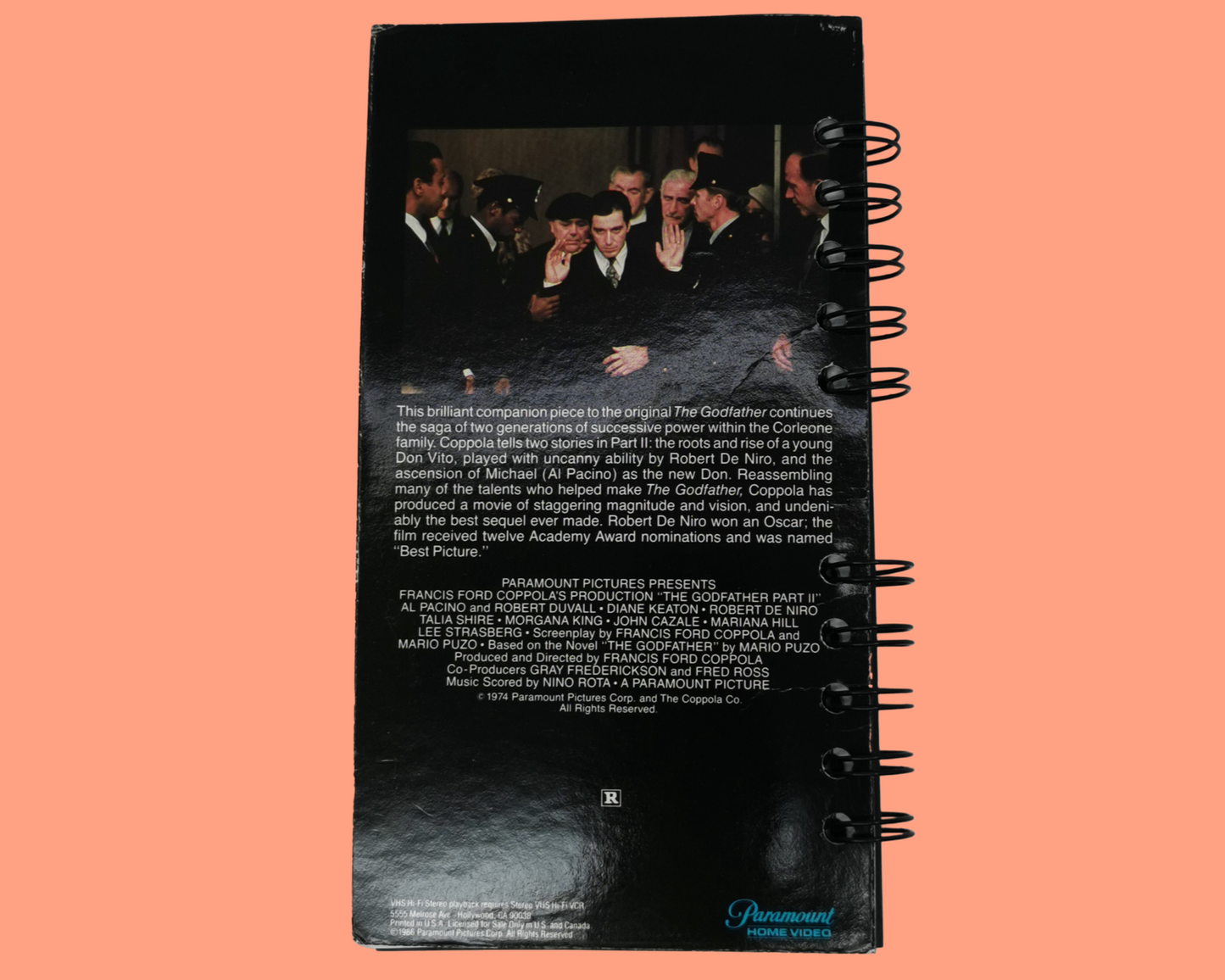 Cahier de film VHS The Godfather Part II