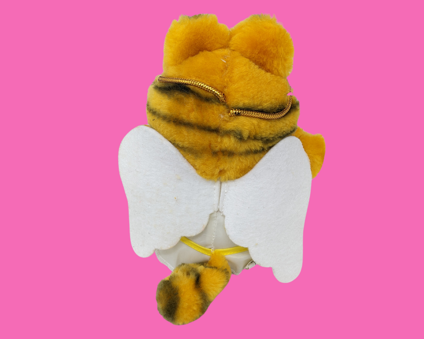 Vintage 1990's McDonald's Angel Garfield Plush Toy