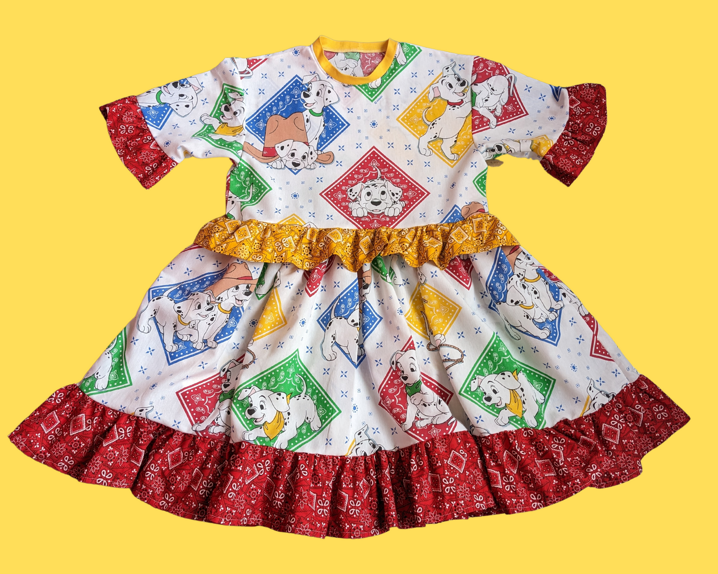 Fait à la main, robe t-shirt Pokemon drap de lit recyclé pour SML-XL