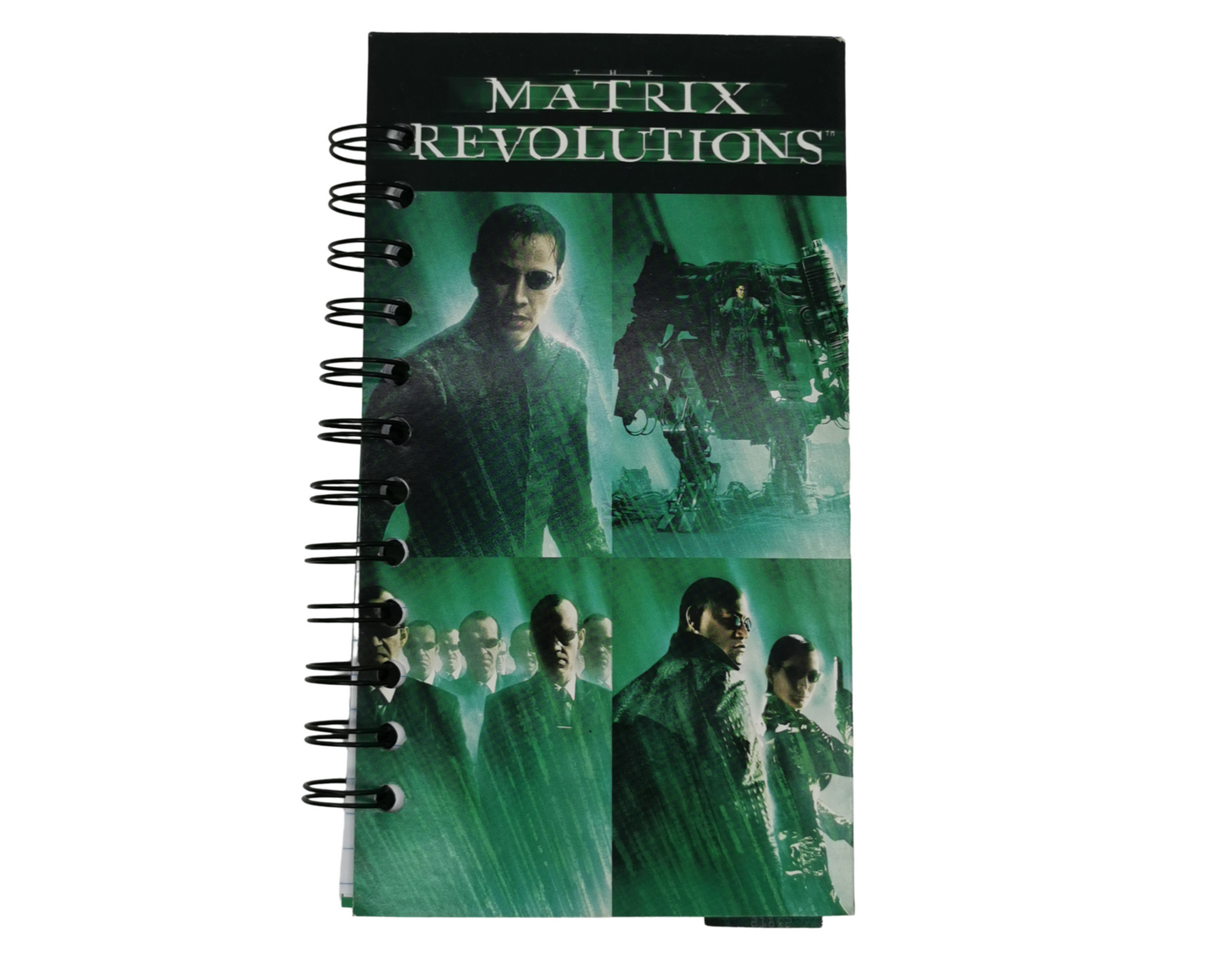 Matrix Revolutions VHS Movie Notebook