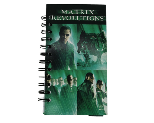 Matrix Revolutions VHS Movie Notebook