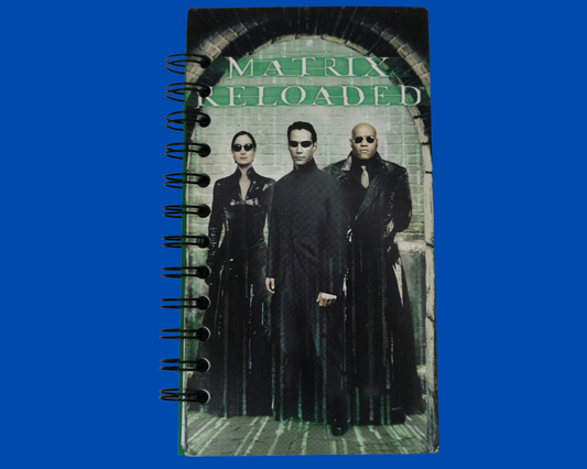 Matrix Reloaded VHS Movie Notebook