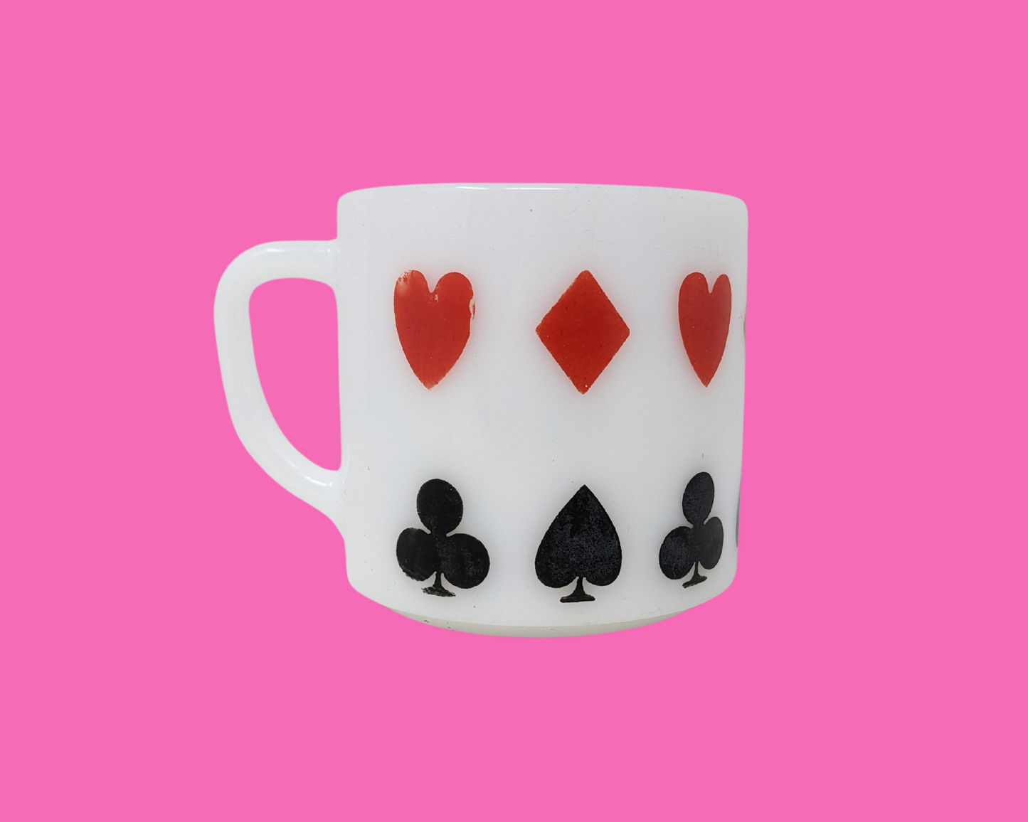 Vintage 1960's Deck of Cards Small Mug