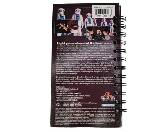 2001: A Space Odyssey VHS Movie Notebook