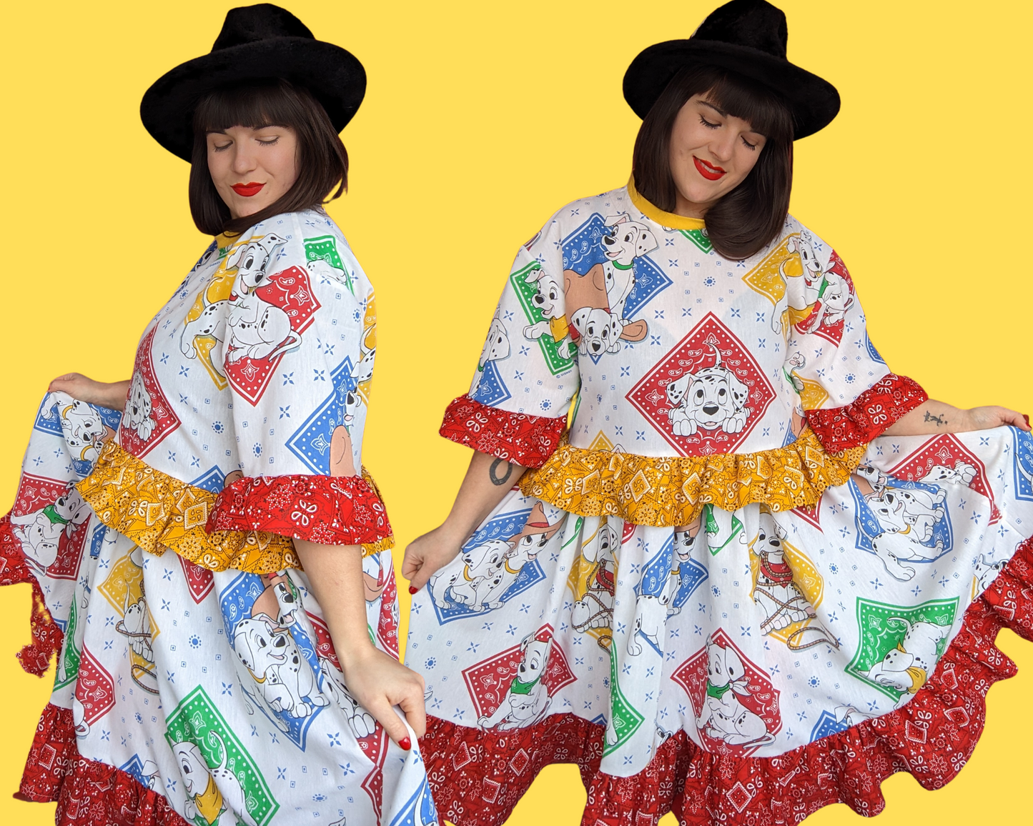 Fait à la main, robe t-shirt Pokemon drap de lit recyclé pour SML-XL