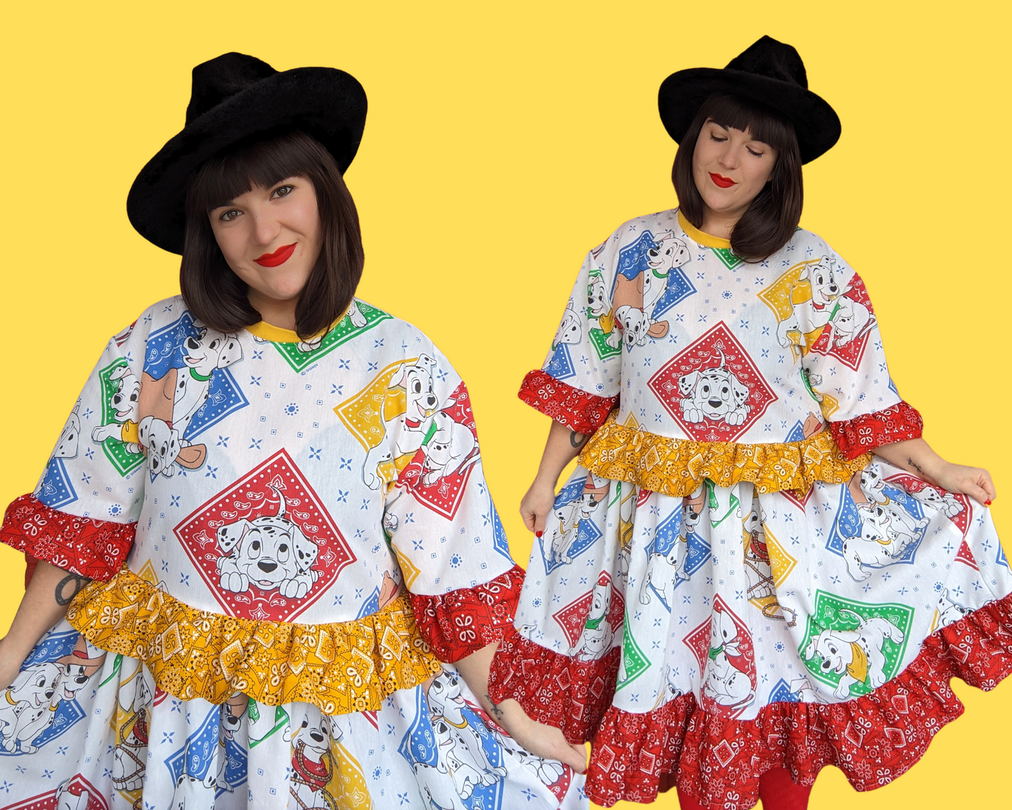 Fait à la main, robe t-shirt Pokemon drap de lit recyclé pour SML-XL