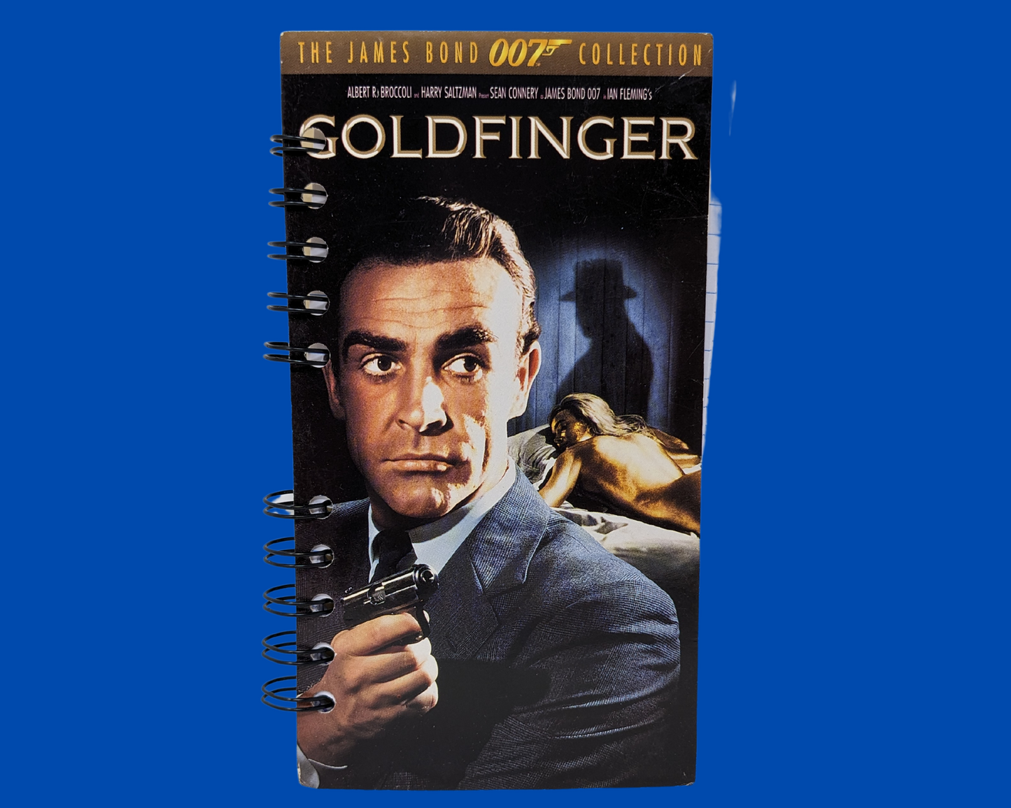 James Bond Goldfinger Cahier de film VHS