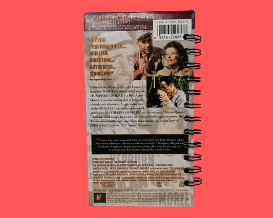 The African Queen VHS Movie Notebook