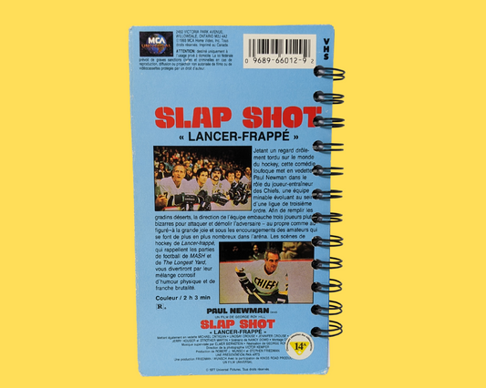 Cahier de film VHS Slap Shot