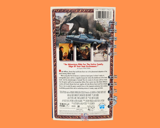 Cahier de film Jumanji VHS