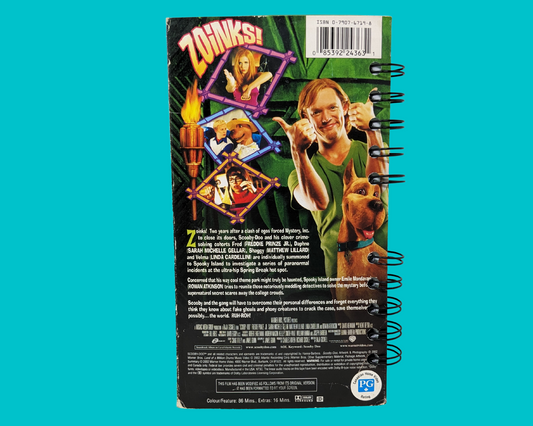 Scooby-Doo VHS Movie Notebook