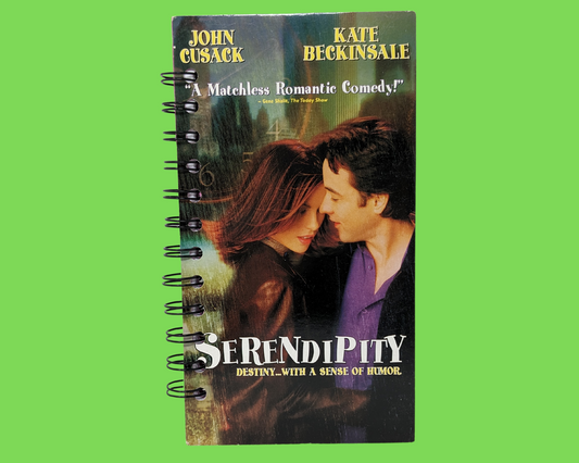 Serendipity VHS Movie Notebook