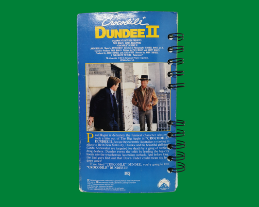 Cahier de film VHS Crocodile Dundee II