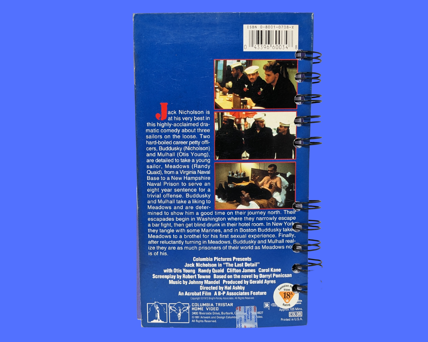 The Last Detail VHS Movie Notebook