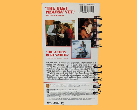 Cahier de film VHS L'Arme mortelle 2