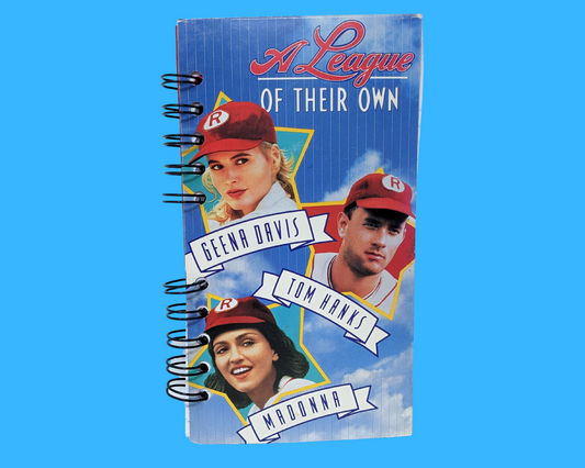 A League Of Their Own VHS Movie Notebook