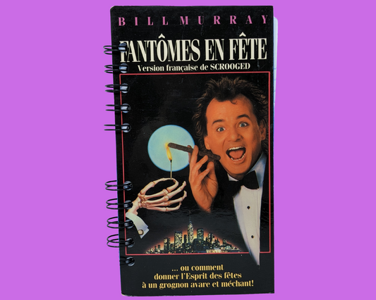 Scrooged VHS Movie Notebook