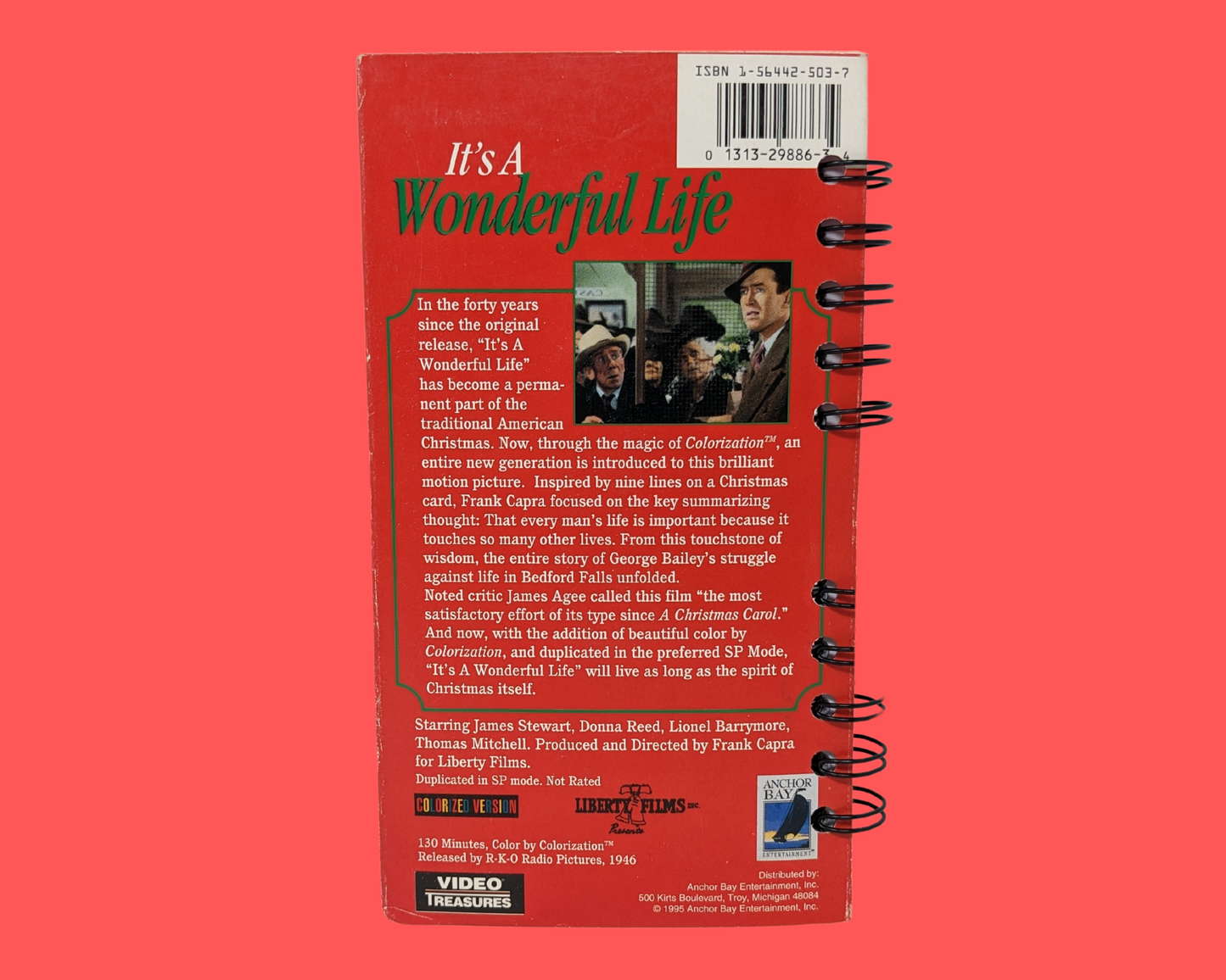 It's A Wonderful Life VHS Movie Notebook