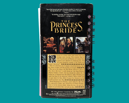 The Princess Bride VHS Movie Notebook