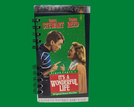 It's A Wonderful Life VHS Movie Notebook