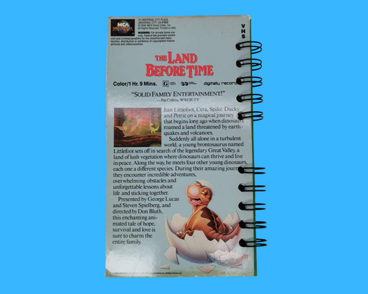 The Land Before Time VHS Movie Notebook