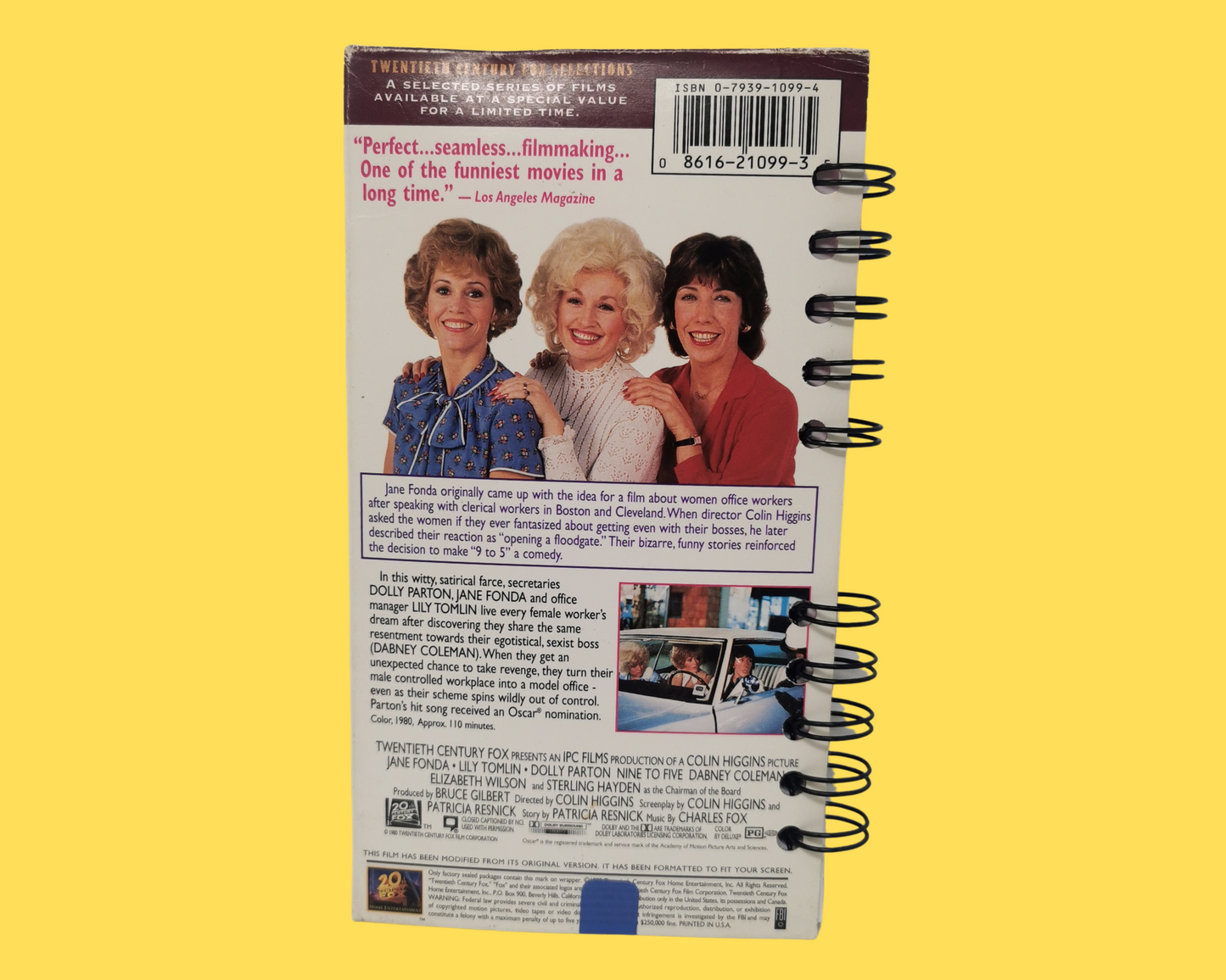 9 à 5 Cahier de film VHS