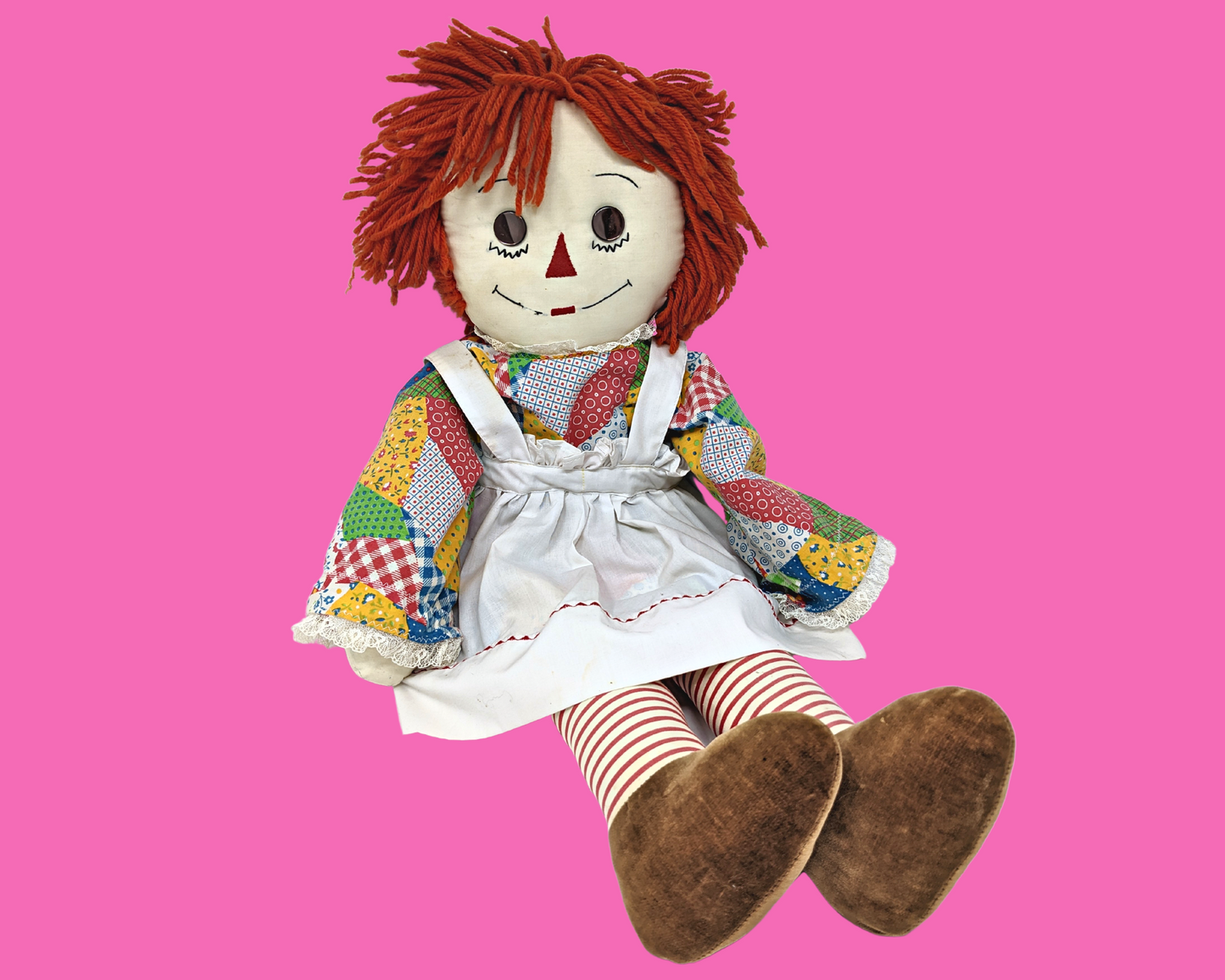 Vintage 1980's Raggedy Ann Doll