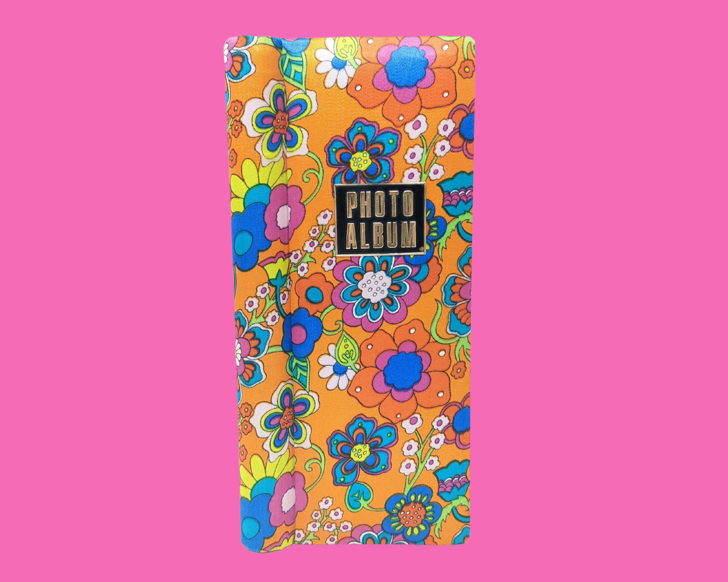 Vintage 1960's Groovy, Colourful, Floral Polaroid Photo Album