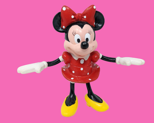 Vintage 1990's Mickey Mouse and Minie Mouse Walt Disney Toys