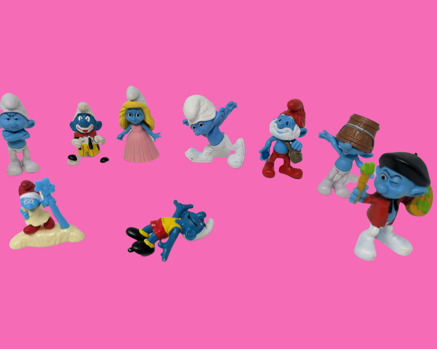 Vintage 1990's, Some Not Vintage, The Smurfs Toys