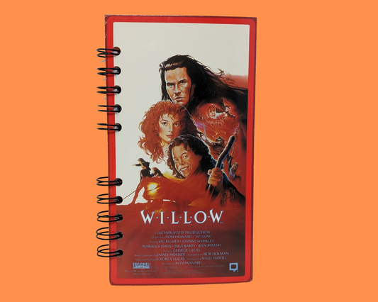 Willow VHS Movie Notebook
