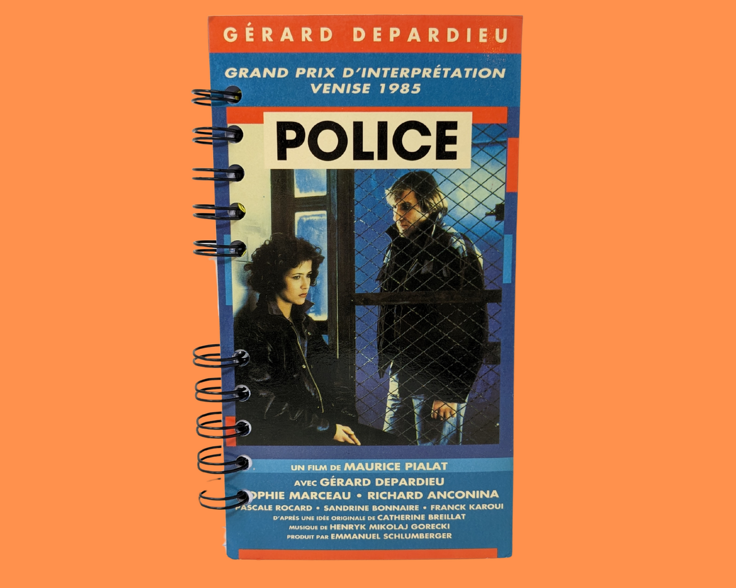 Cahier de film VHS Police