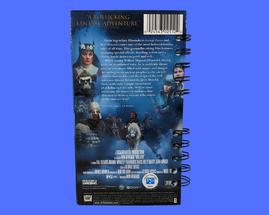 Willow VHS Movie Notebook
