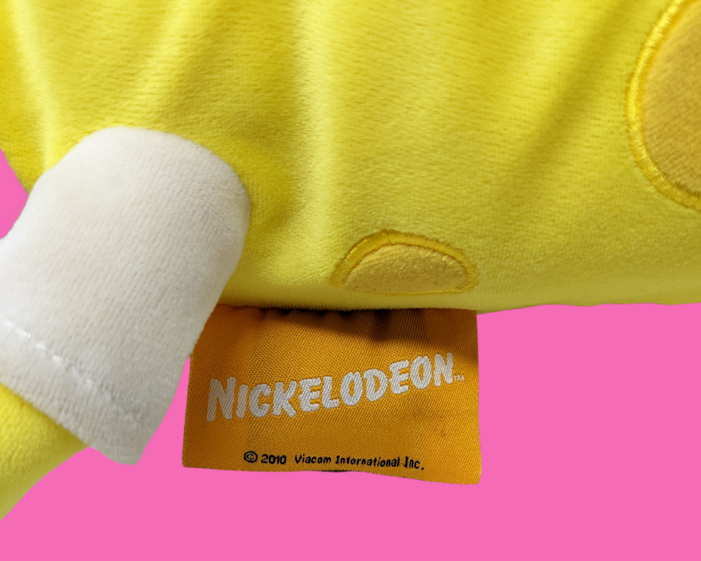 Y2K Nickelodeon Bob l'éponge Pantalon carré en peluche