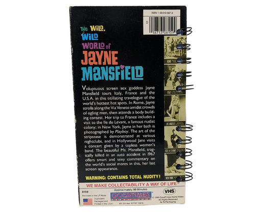 The Wild, Wild World of Jayne Mansfield VHS Movie Notebook
