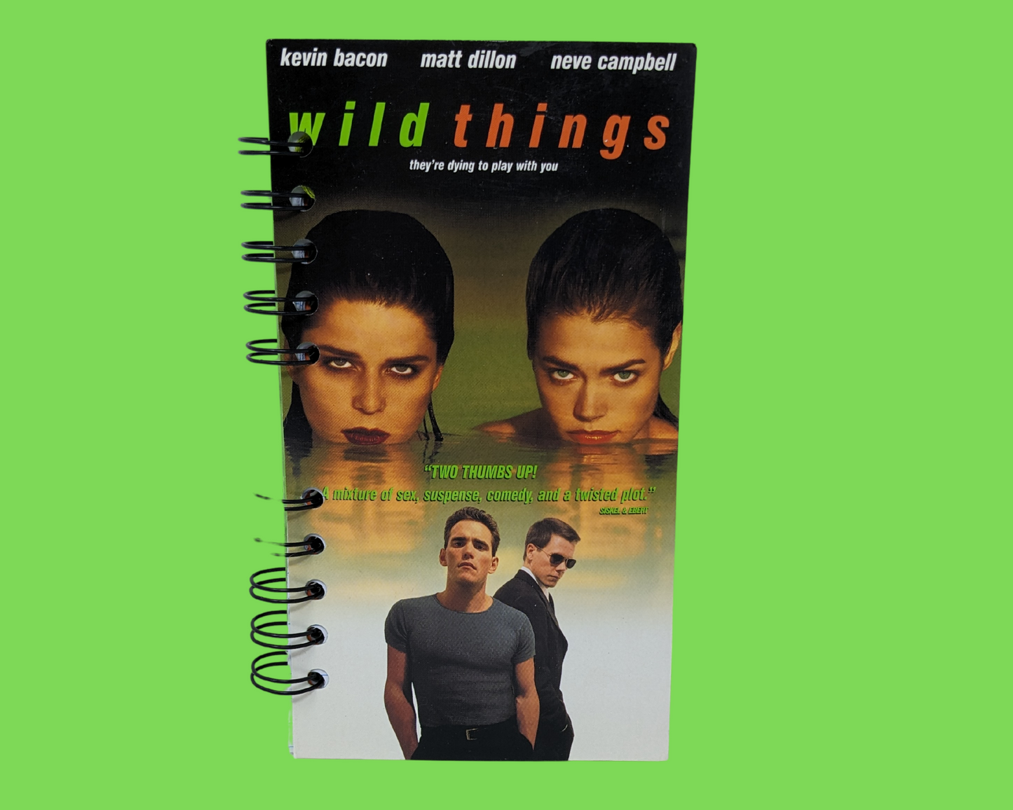 Wild Things VHS Movie Notebook