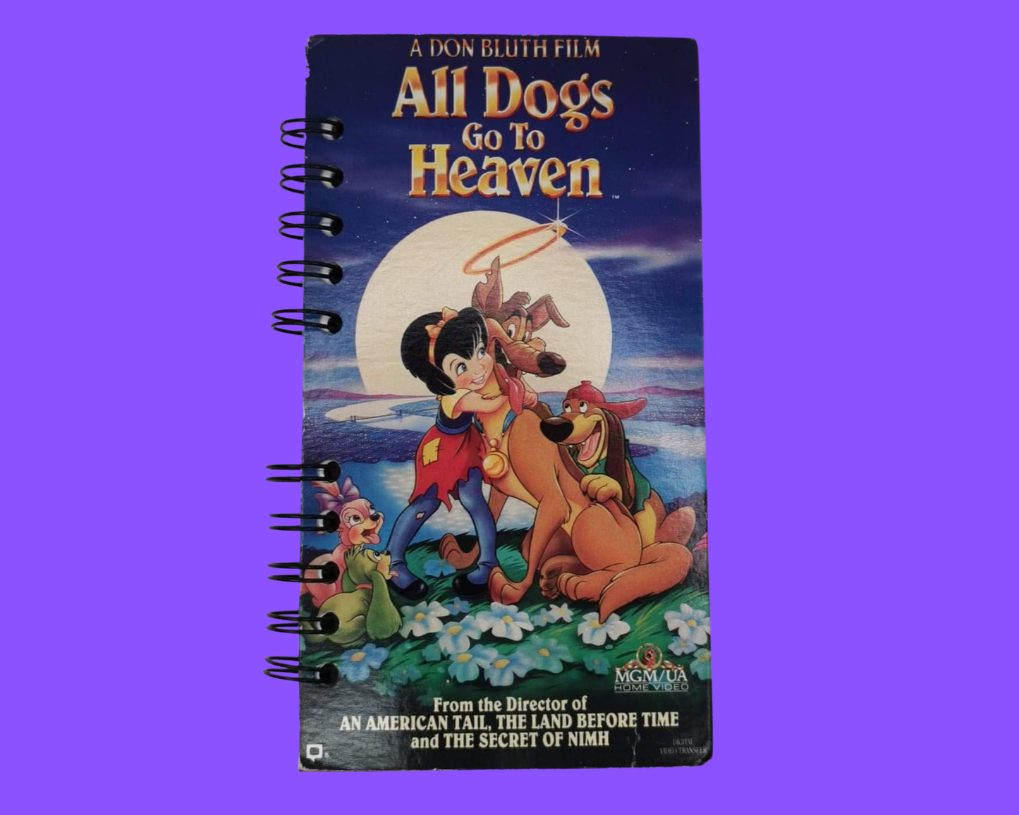 All Dogs Go To Heaven VHS Movie Notebook