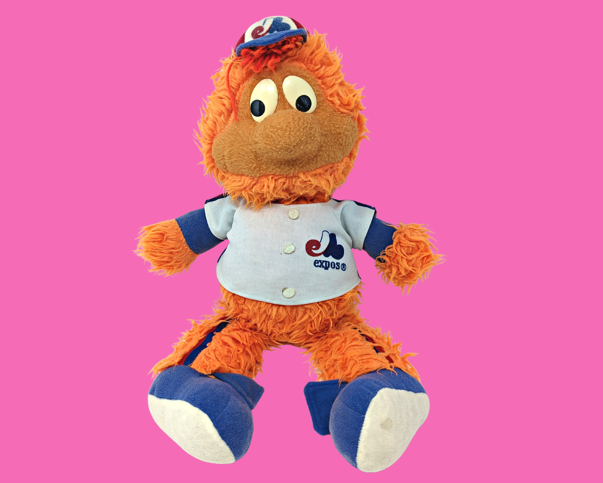 Vintage 1970's Baseball Youppi Montreal Expo's Mascot Plush Toy ...