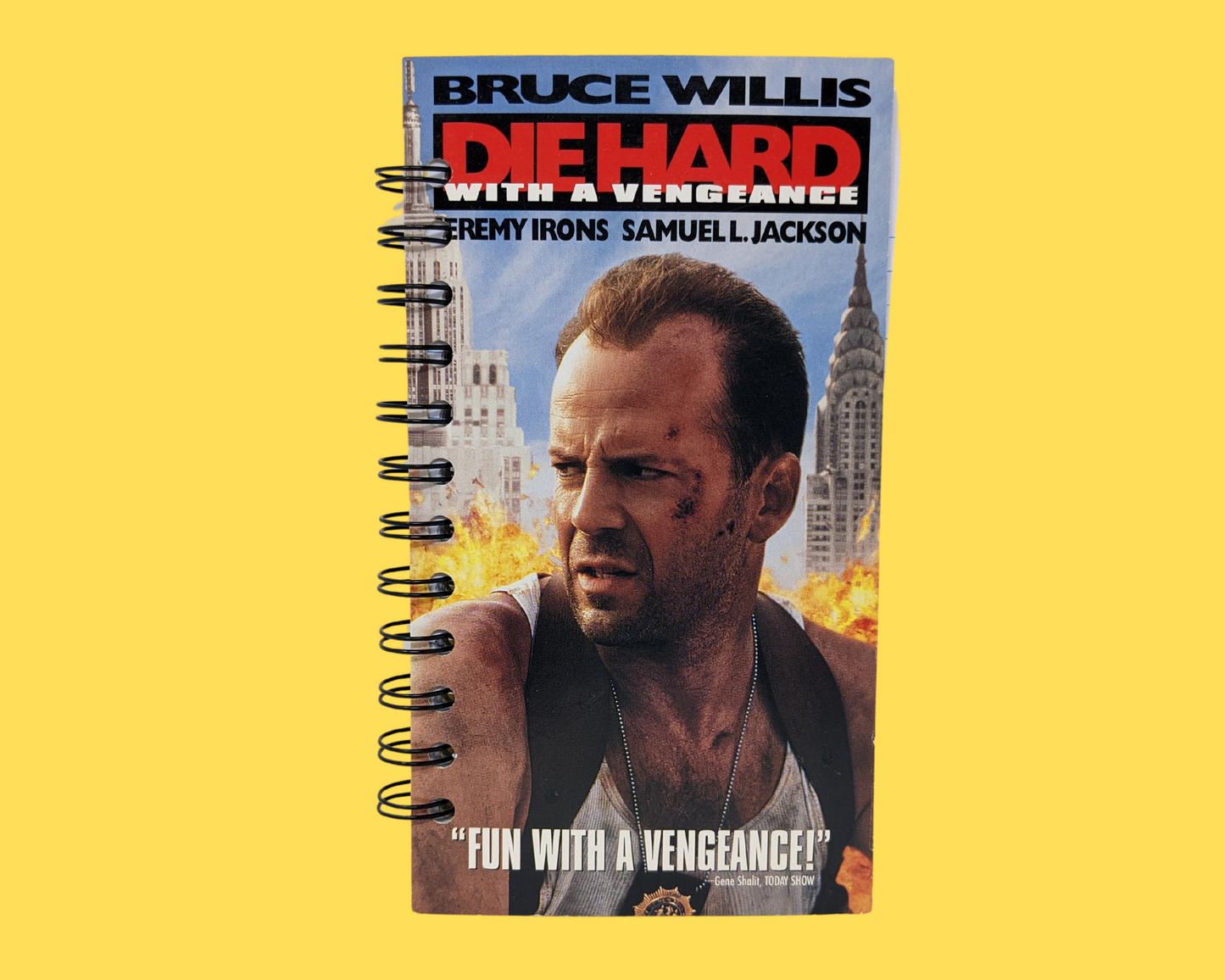 Die Hard With a Vengeance VHS Movie Notebook