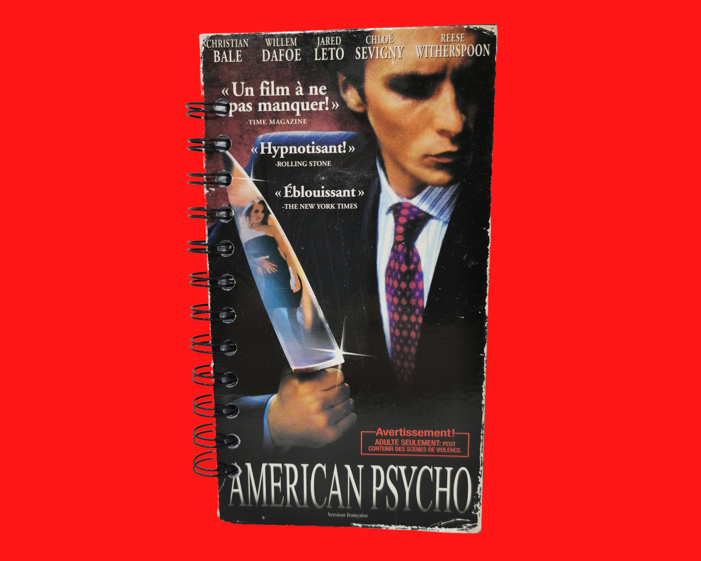 American Psycho VHS Movie Notebook